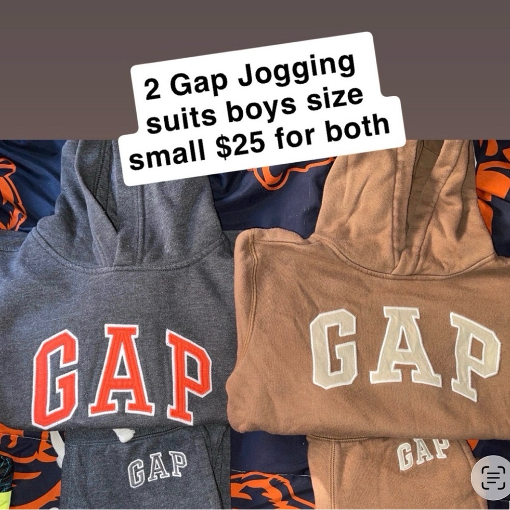 GAP Boys Hoodies - Charcoal Gray & Camel